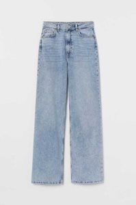 Jeans H&M Anchos High Mujer Azules | 124965JGR